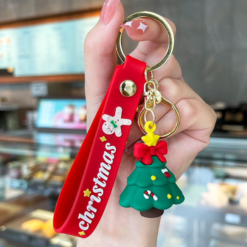 Wholesale Cute Christmas Snowman Cartoon Keychains